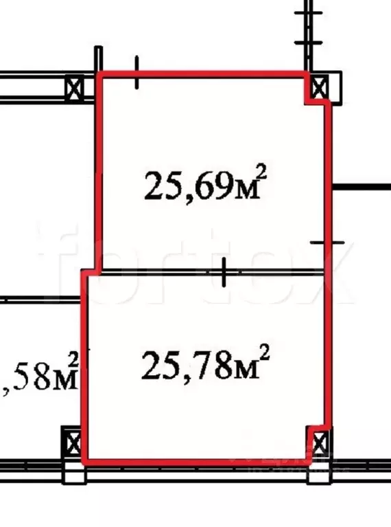 Офис в Москва Нижняя Красносельская ул., 40/12к1 (51 м) - Фото 1