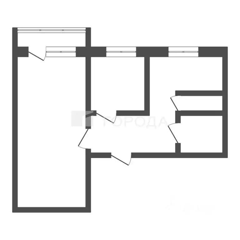 2-к кв. Алтайский край, Барнаул ул. Малахова, 116 (45.0 м) - Фото 2