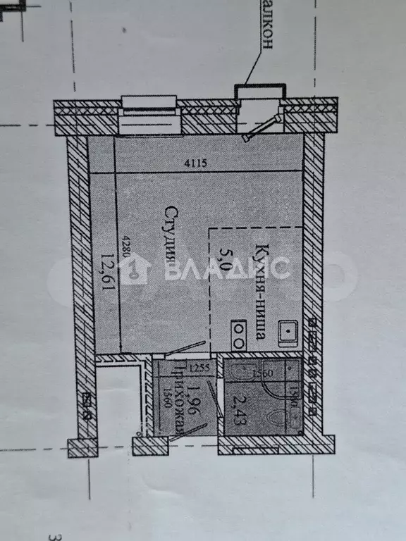 Квартира-студия, 22 м, 1/5 эт. - Фото 0