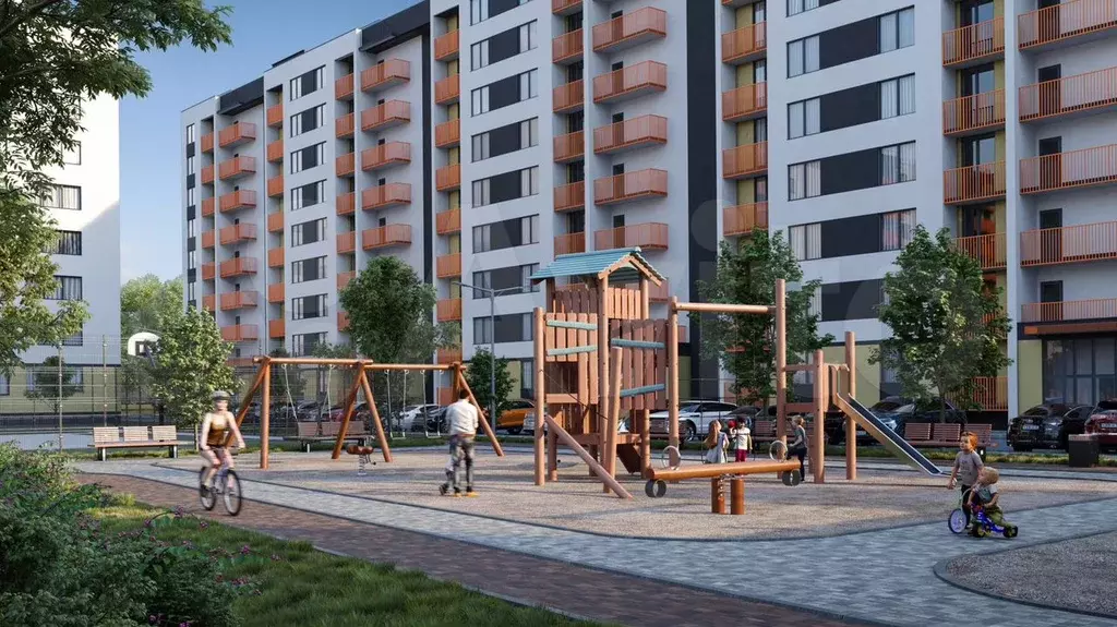 1-к. квартира, 33,5 м, 6/9 эт. - Фото 0