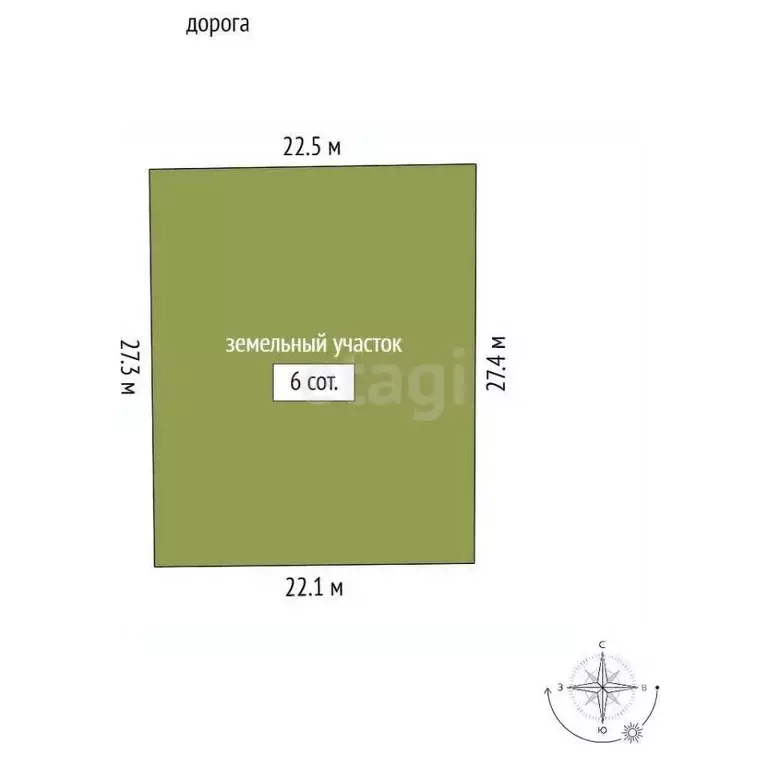 Участок в Крым, Симферопольский район, Урожайновское с/пос, Надежда СТ ... - Фото 2