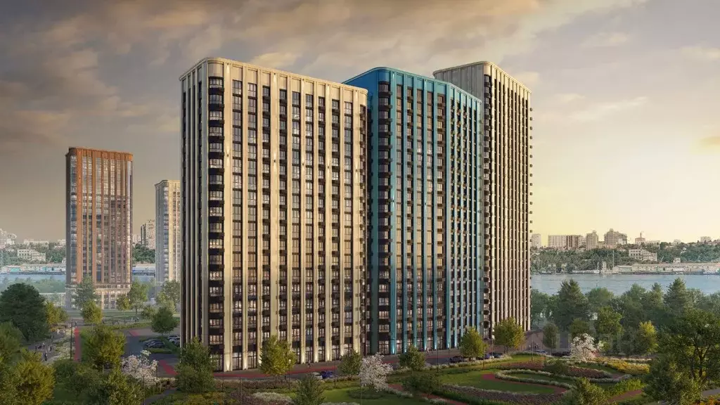 2-к кв. Ростовская область, Ростов-на-Дону Левобережье жилой комплекс ... - Фото 2