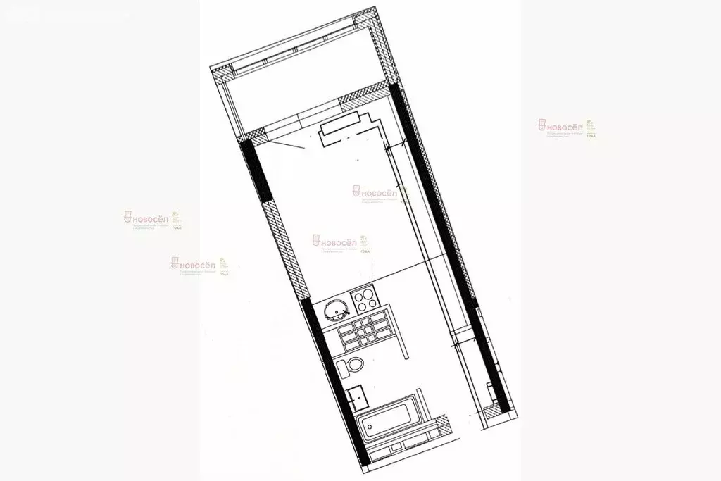 Квартира-студия: Екатеринбург, жилой район Уктус, микрорайон Светлый, ... - Фото 1