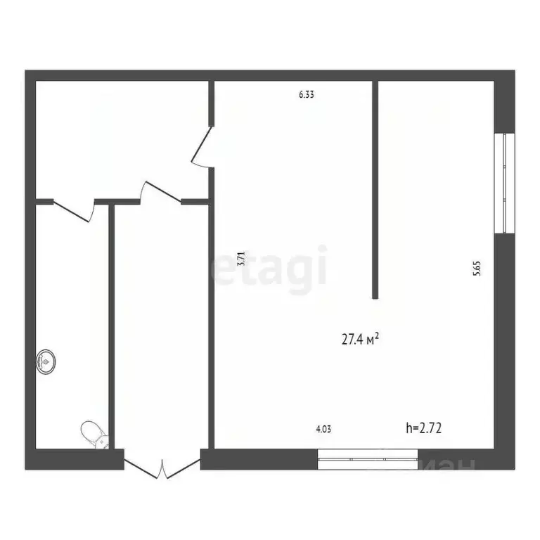Офис в Красноярский край, Красноярск ул. Бограда, 113 (25 м) - Фото 2