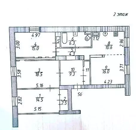 3-комнатная квартира: Ярославль, улица Чкалова, 28/21 (99.7 м) - Фото 1