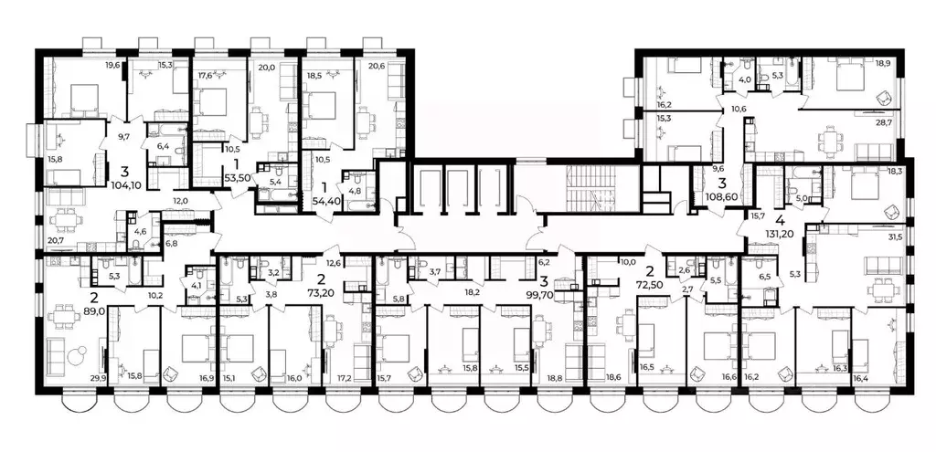 4-к кв. Нижегородская область, Нижний Новгород ул. Воровского, 8 ... - Фото 2