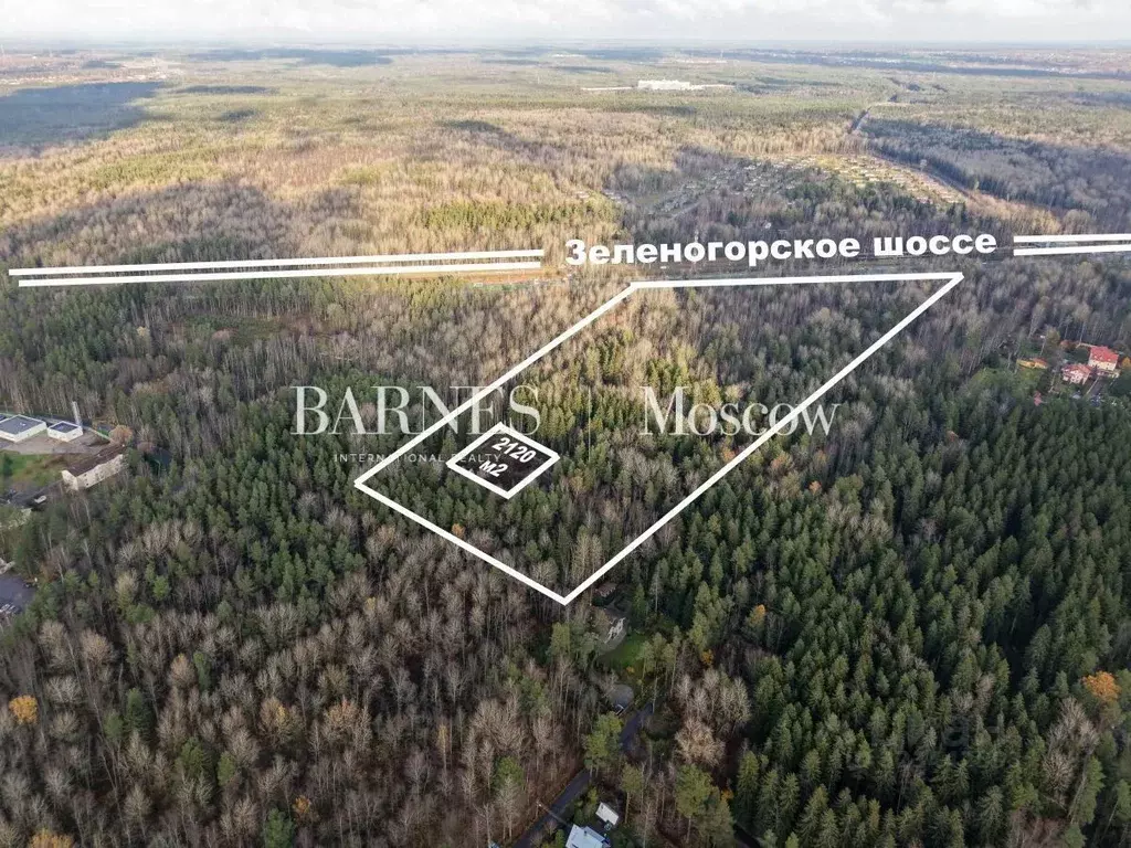 Участок в Санкт-Петербург пос. Солнечное, ул. Комсомольская, 22 (21.2 ... - Фото 2