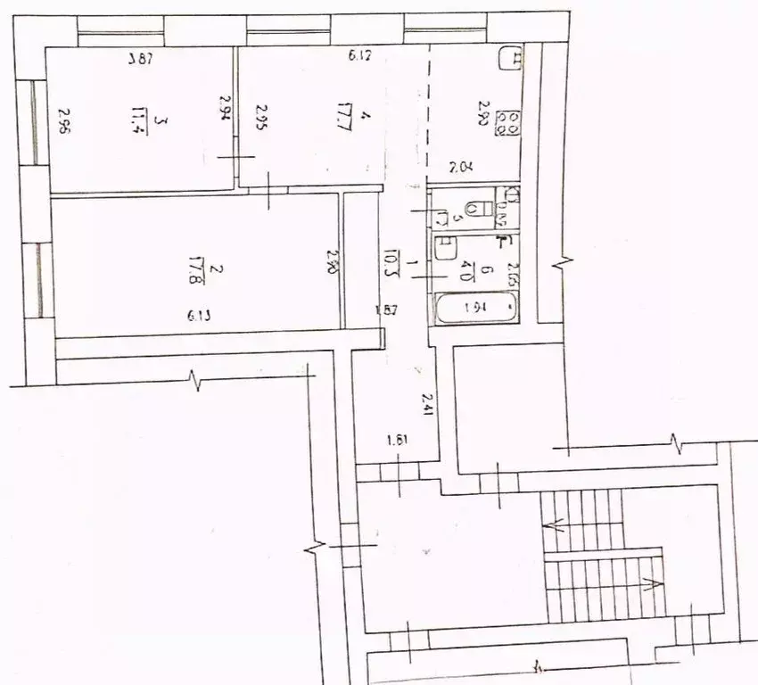 2-к кв. Санкт-Петербург ул. Шевченко, 37 (64.0 м) - Фото 2
