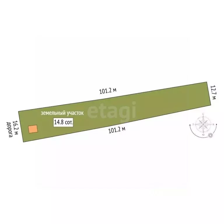 Участок в Марий Эл, Медведевский район, Шойбулакское с/пос, д. Большой ... - Фото 1