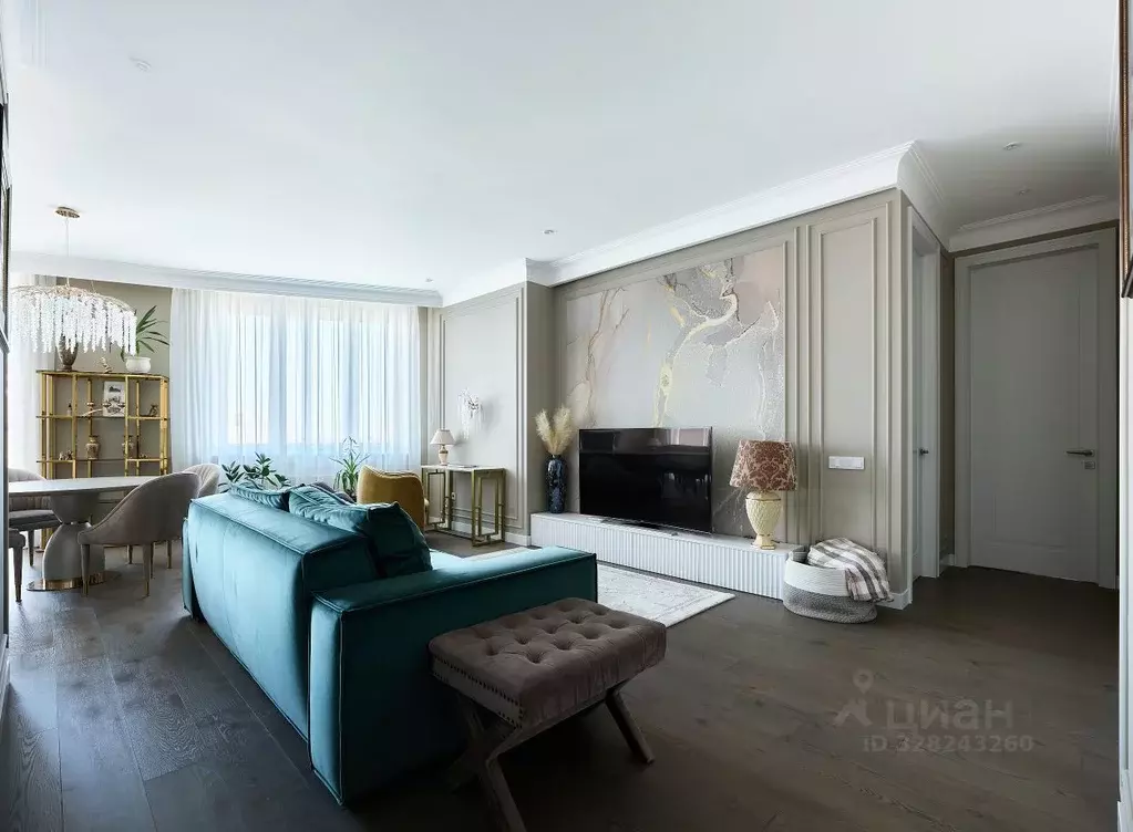 3-к кв. Московская область, Химки ул. Кудрявцева, 16 (93.8 м) - Фото 1