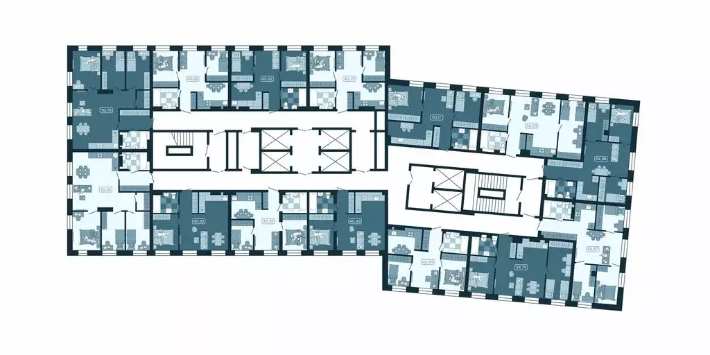 2-комнатная квартира: Владивосток, улица Борисенко, 100Кс1 (40.82 м) - Фото 2