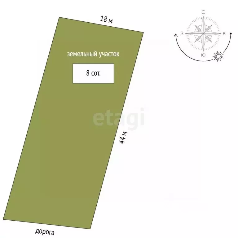 Участок в Крым, Ленинский район, Останинское с/пос, с. Песочное ул. ... - Фото 2