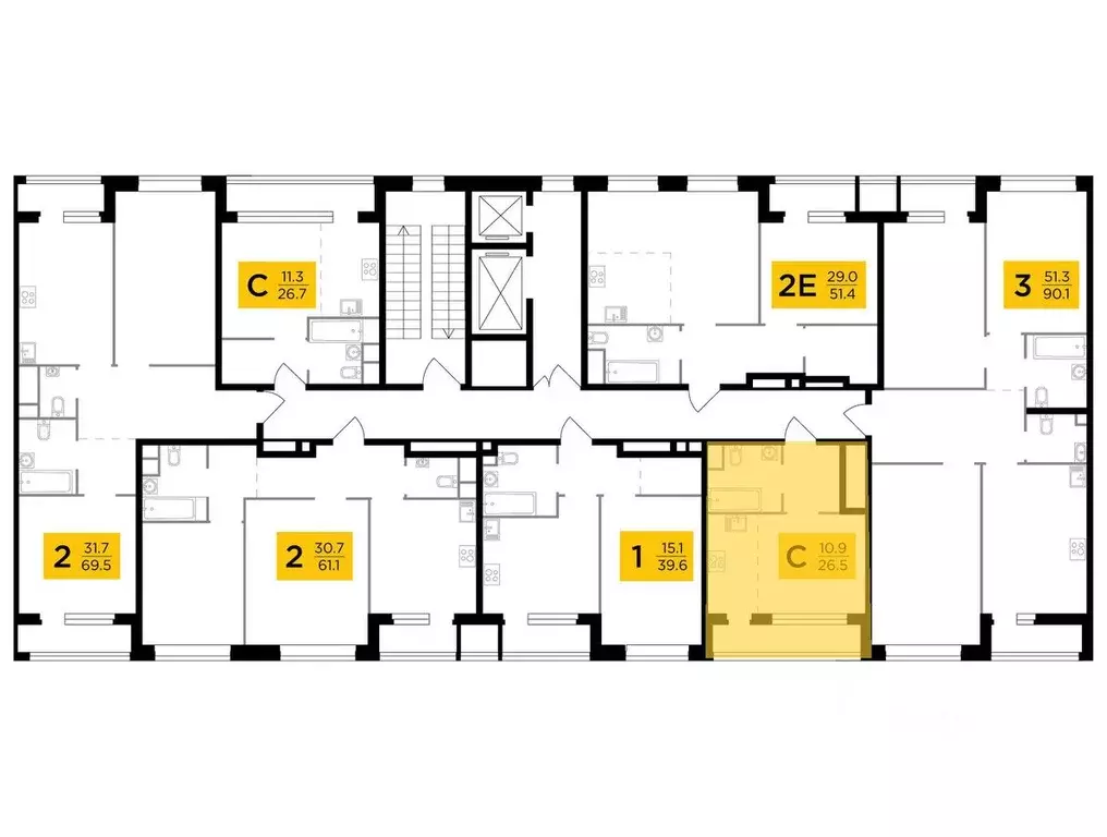 1-к кв. Москва Филатов Луг жилой комплекс, к6 (26.5 м) - Фото 0