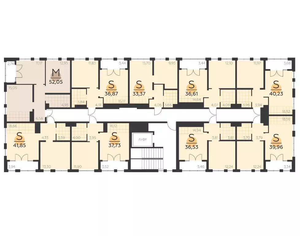 1-к кв. Тульская область, Тула  (41.85 м) - Фото 2