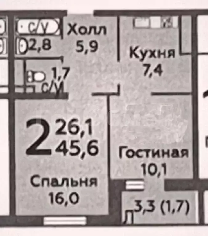 Продается 2-комнатная квартира - Фото 2