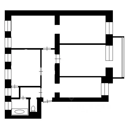 4-к кв. Татарстан, Казань ул. Толстого, 14А (98.0 м) - Фото 1