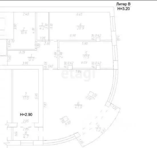 3-к кв. Краснодарский край, Анапа Первомайская ул., 21/2 (130.1 м) - Фото 2