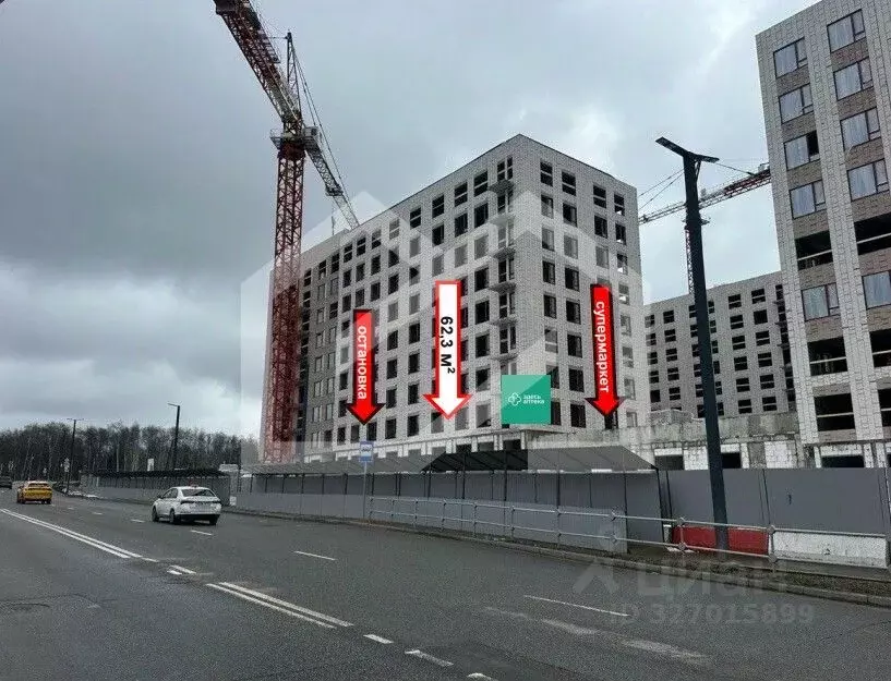 Помещение свободного назначения в Москва Середневский Лес жилой ... - Фото 1