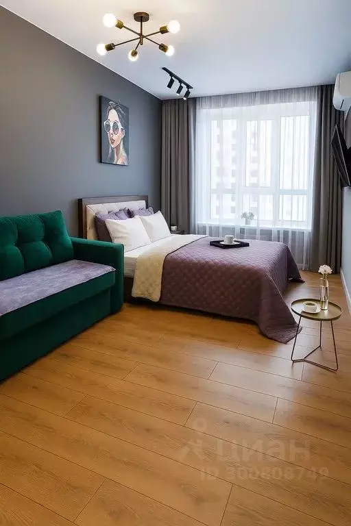 1-к кв. Самарская область, Самара просп. Масленникова, 14А (37.0 м) - Фото 2