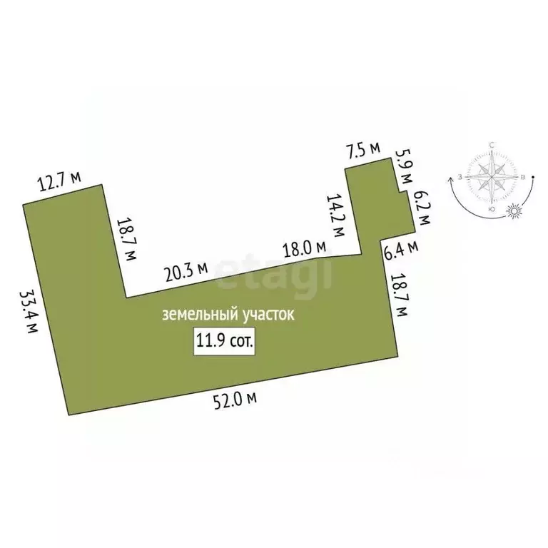 Участок в Ленинградская область, Гатчинский муниципальный округ, д. ... - Фото 2