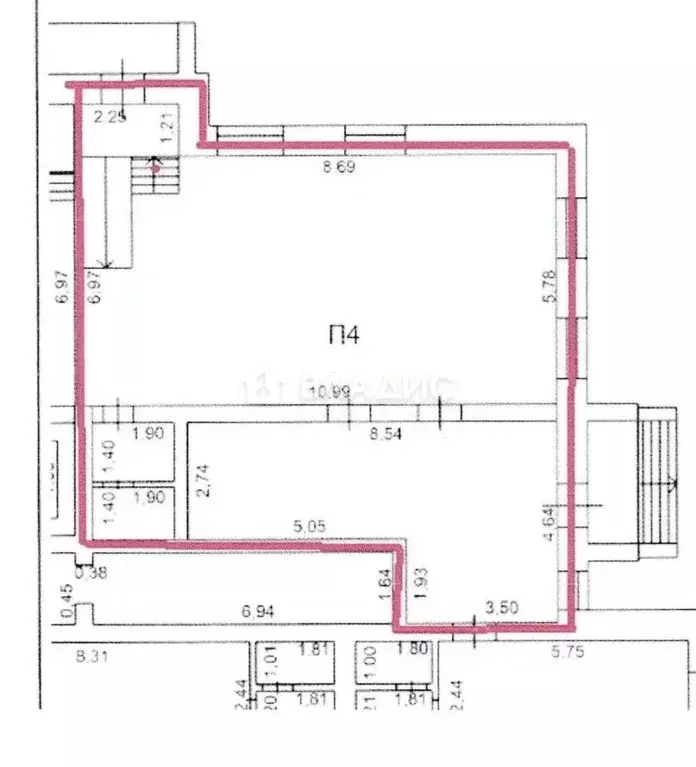 Помещение свободного назначения в Коми, Сыктывкар ул. Жакова, 11 (101 ... - Фото 1