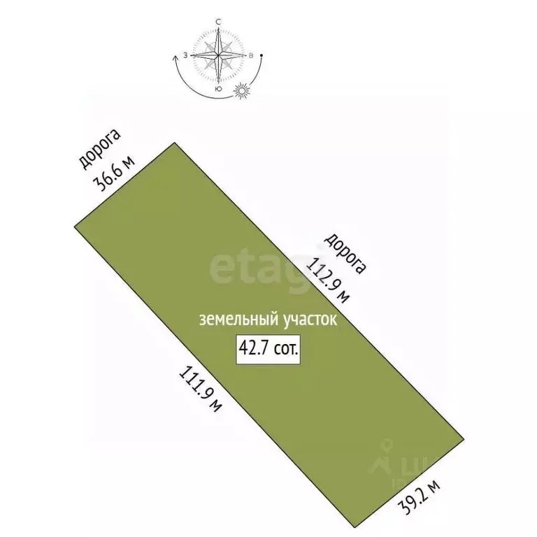 Участок в Ростовская область, Родионово-Несветайский район, ... - Фото 1