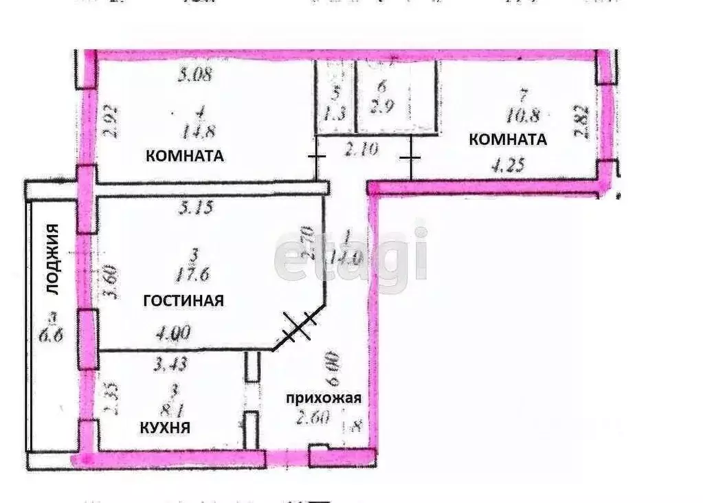 3-к кв. Сахалинская область, Южно-Сахалинск Ново-Александровск п/р, ... - Фото 1
