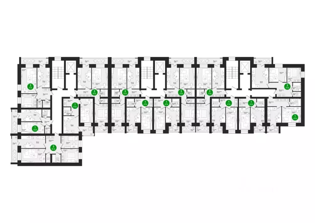 2-к кв. Марий Эл, Йошкар-Ола Гомзово мкр, 315-й кв-л,  (74.91 м) - Фото 1