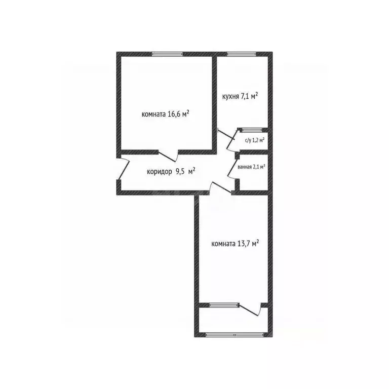 2-к кв. Адыгея, Майкоп ул. Хакурате, 236 (50.2 м) - Фото 2