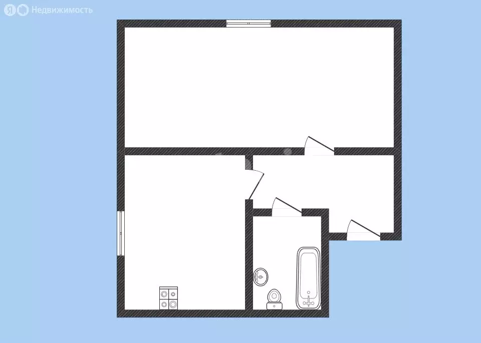 1-комнатная квартира: Черкесск, Октябрьская улица, 9Н (37 м) - Фото 2