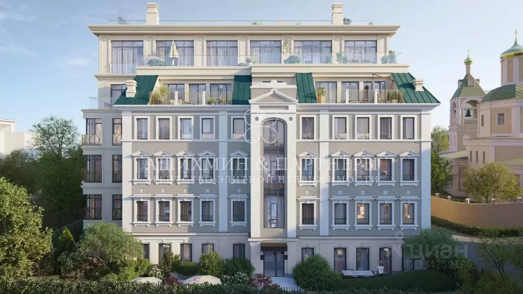 3-к кв. Москва 3-й Обыденский пер., 1 (98.0 м) - Фото 1