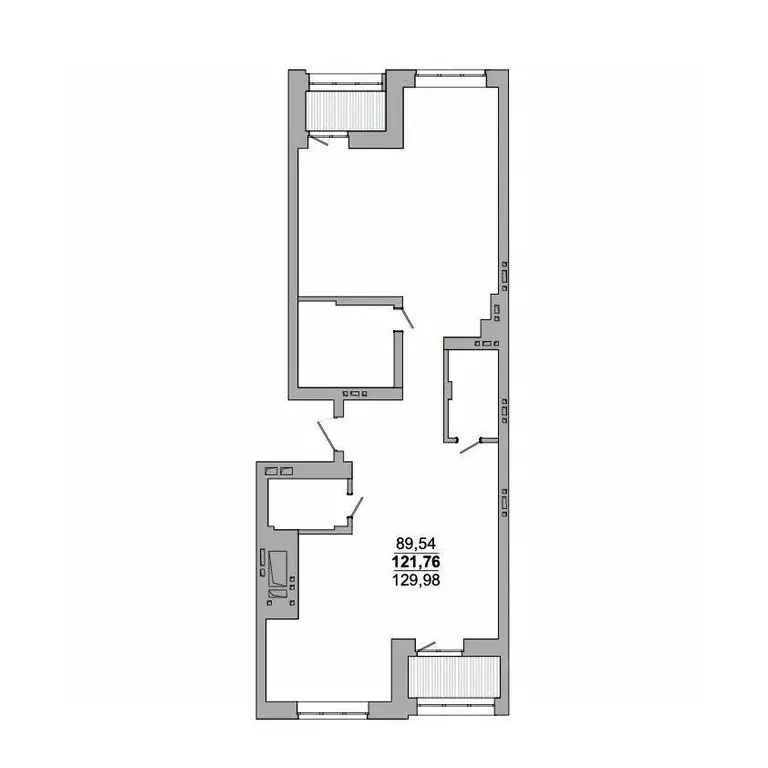 3-к кв. Новосибирская область, Новосибирск ул. Сеченова, 13 (129.98 м) - Фото 0