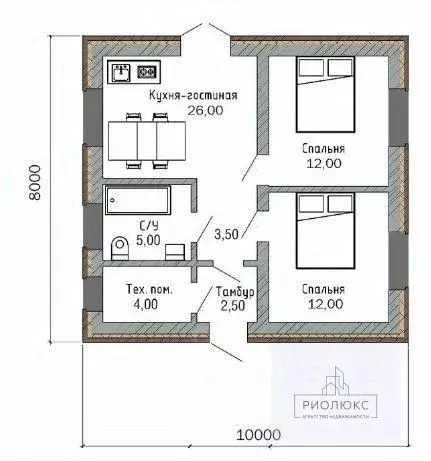 Дом в Челябинская область, Сосновский муниципальный округ, Городок ... - Фото 2