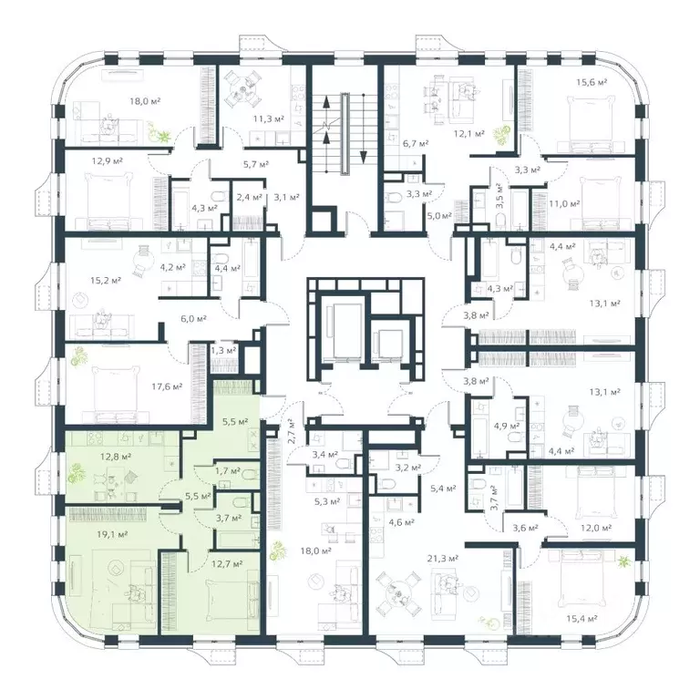 2-к кв. Приморский край, Владивосток Дом на Востоке жилой комплекс, ... - Фото 2