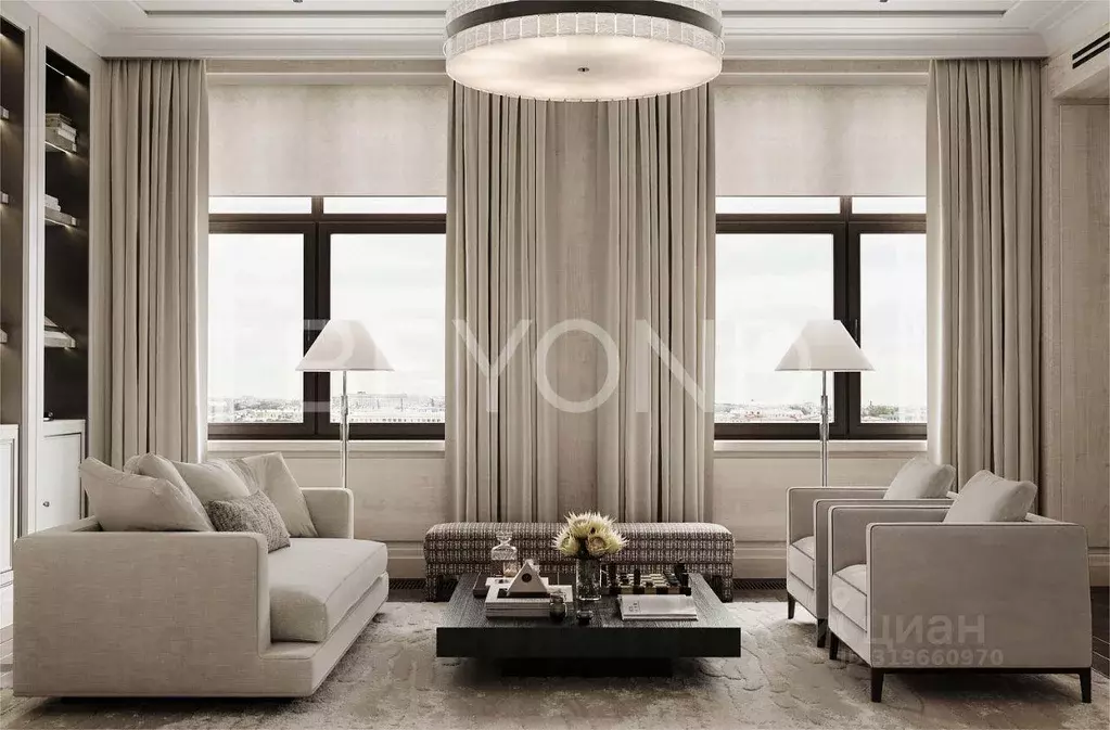 Квартира, 5 и более комнат, 386 м - Фото 1