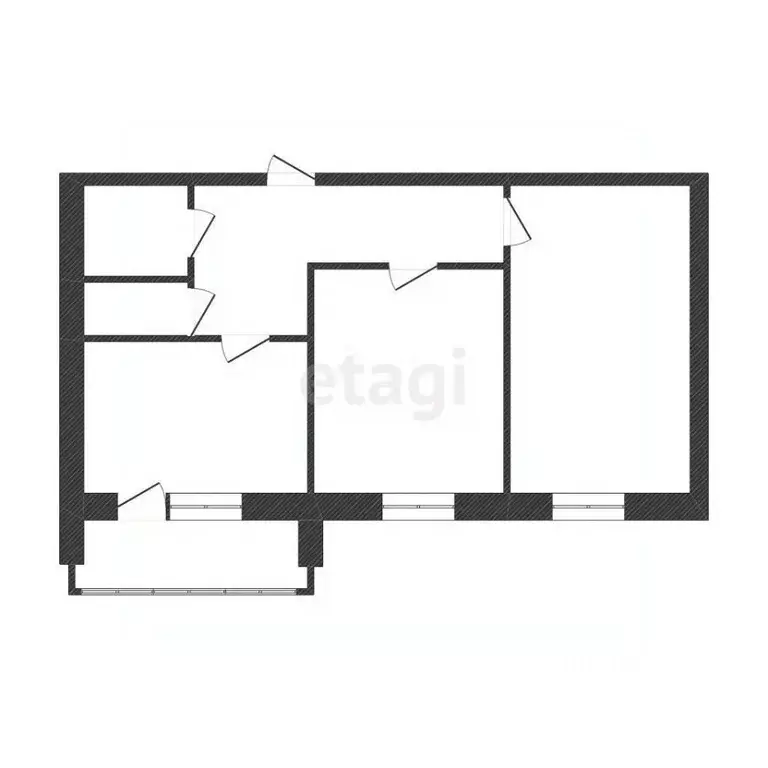 2-к кв. Костромская область, Кострома Профсоюзная ул., 32А (49.9 м) - Фото 2