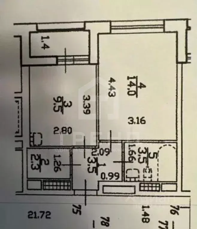 1-к кв. Санкт-Петербург Планерная ул., 97к2 (32.8 м) - Фото 2