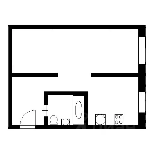 1-к кв. Воронежская область, Воронеж ул. Писателя Маршака, 9 (30.0 м) - Фото 2