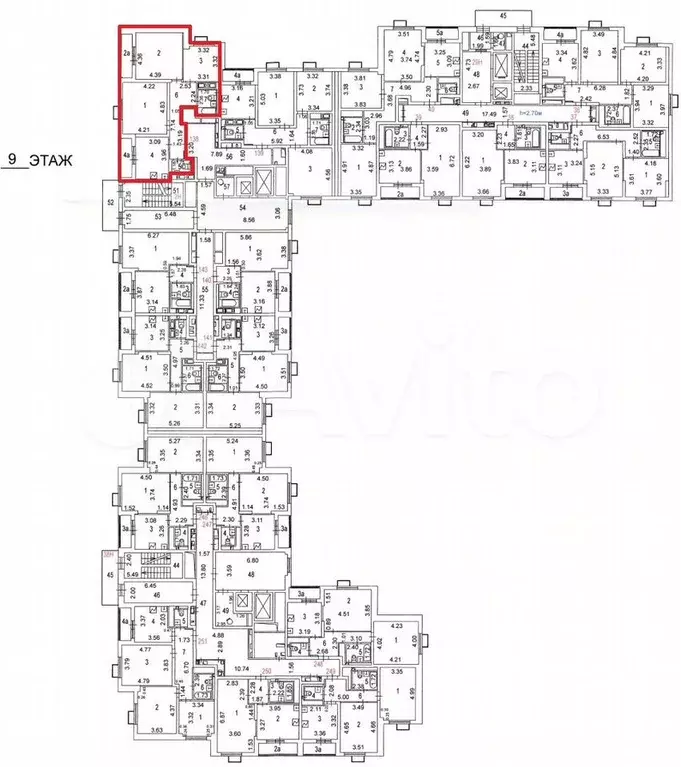 Аукцион: 3-к. квартира, 80,5 м, 9/19 эт. - Фото 1