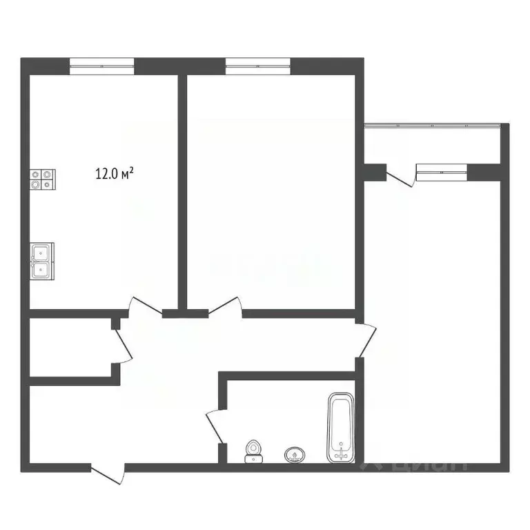 2-к кв. Ярославская область, Ярославский муниципальный округ, д. ... - Фото 2