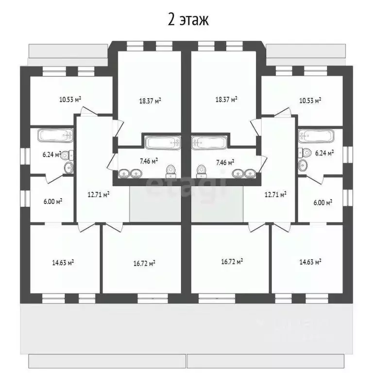 Таунхаус в Тюменская область, Тюменский муниципальный округ, д. ... - Фото 2