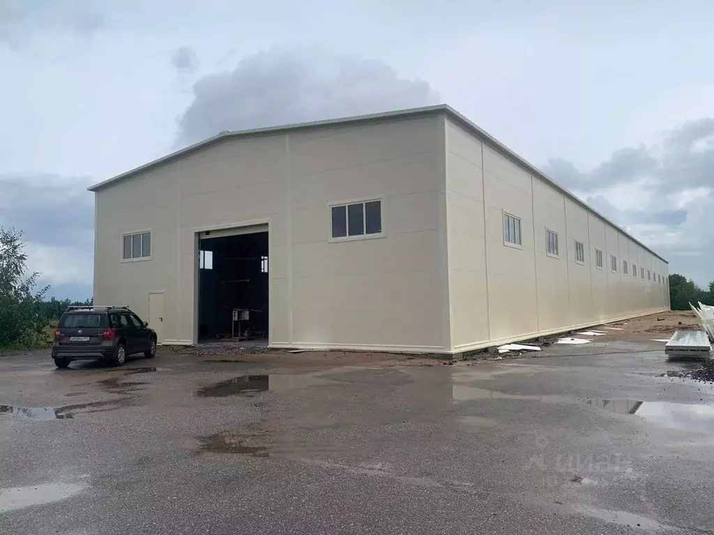 Склад в Ленинградская область, Ломоносовский район, Горбунковское ... - Фото 1