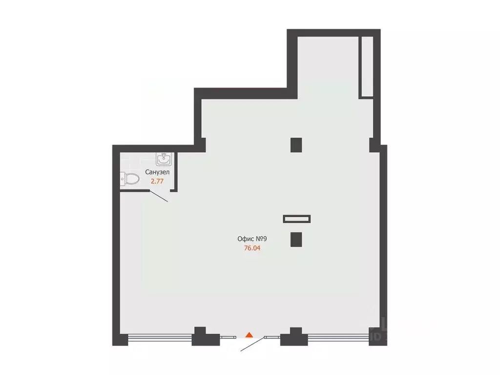 Помещение свободного назначения в Ульяновская область, Ульяновск ул. ... - Фото 1