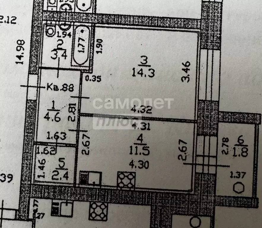 1-к кв. Марий Эл, Медведево городское поселение, Медведево пгт ул. ... - Фото 2