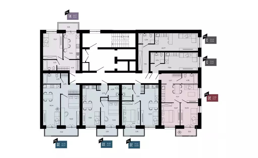 Студия Пензенская область, Пенза ул. Тепличная, 55 (32.26 м) - Фото 2
