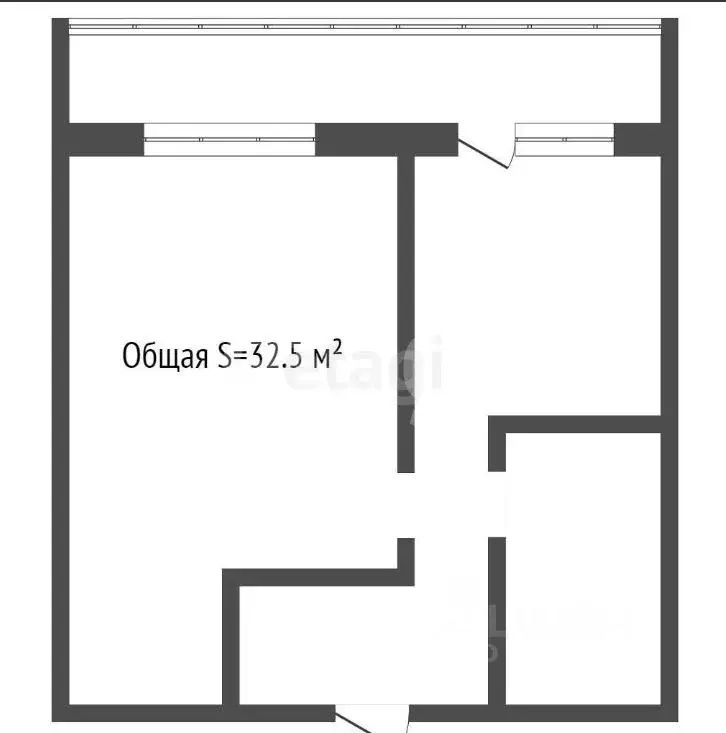 1-к кв. Кемеровская область, Кемерово ул. Серебряный Бор, 27 (36.2 м) - Фото 2