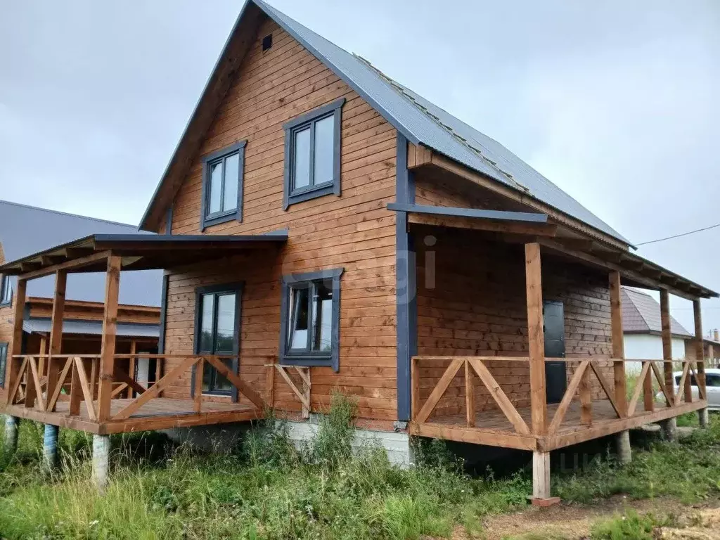 Дом в Башкортостан, Иглинский район, Акбердинский сельсовет, с. ... - Фото 1