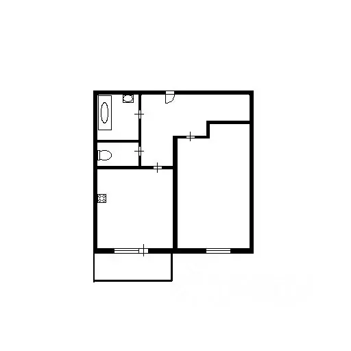 1-к кв. Новосибирская область, Новосибирск ул. Палласа, 3 (32.0 м) - Фото 2