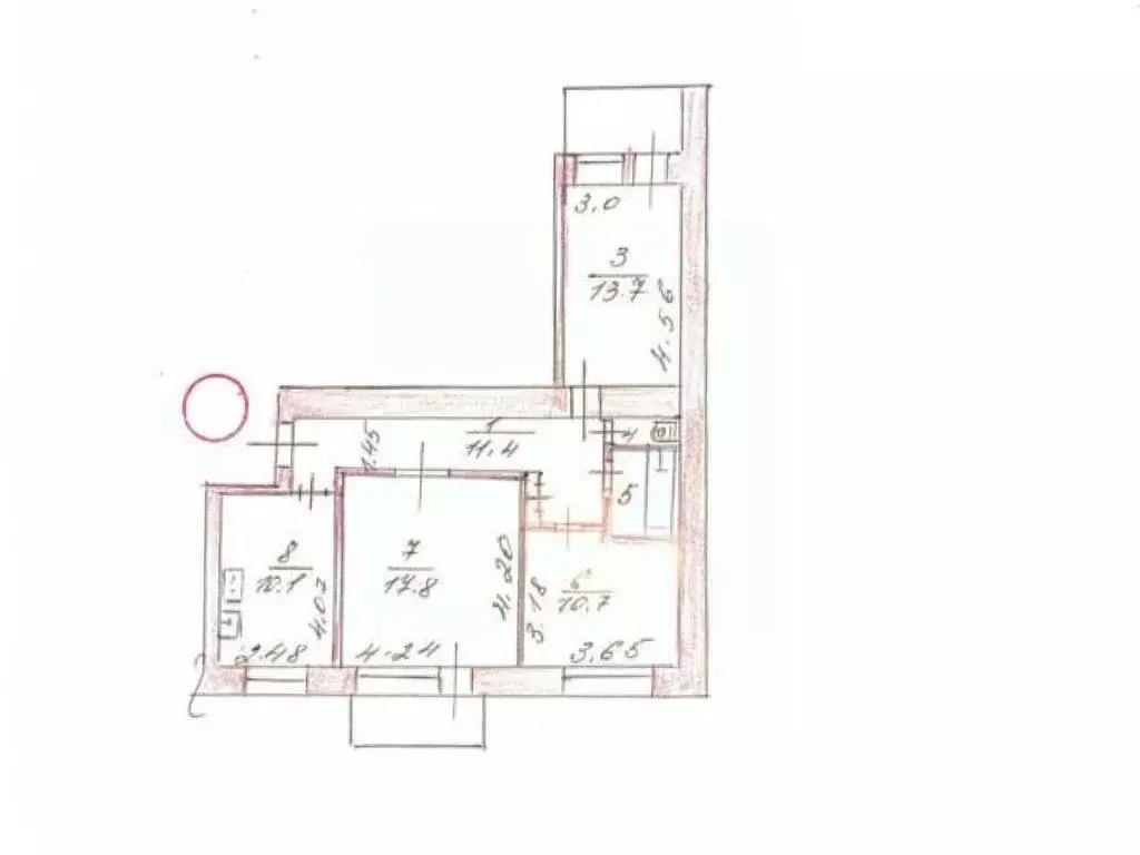 3-к кв. Крым, Симферополь ул. Ракетная, 17 (72.0 м) - Фото 2