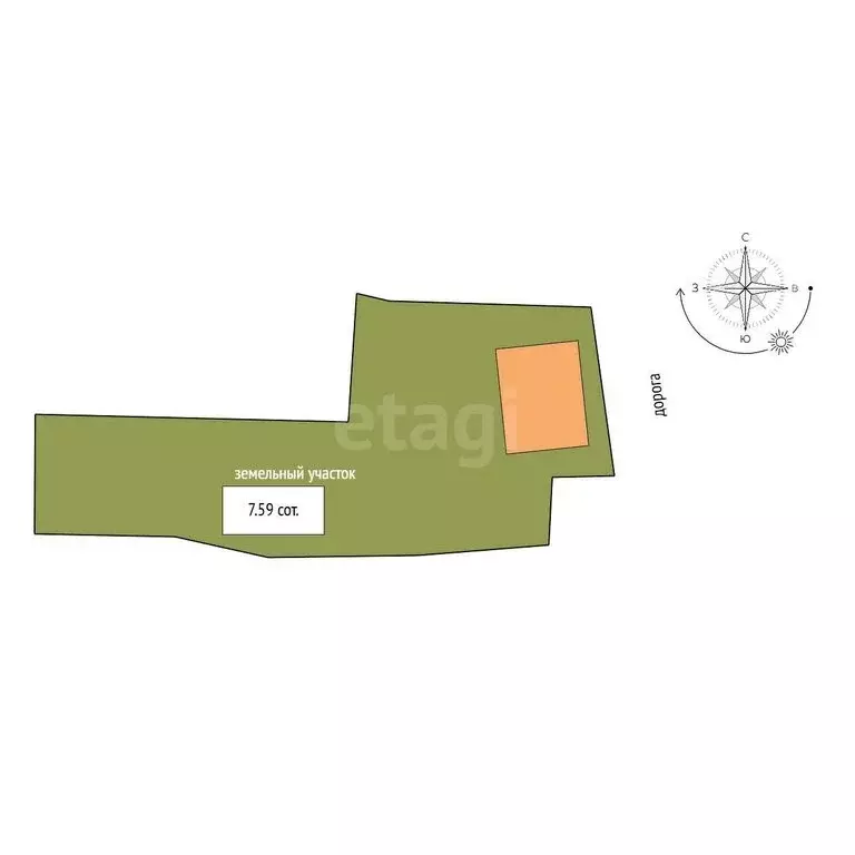 Дом в Пласт, улица Орджоникидзе (25.5 м) - Фото 1